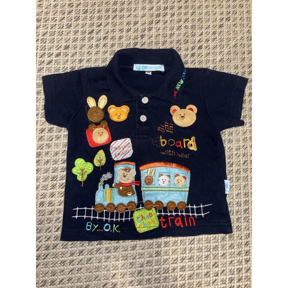 Vintage OK Brand Wear Collection Toddler T-shirt 2T Made In Thailand 90s Teddy